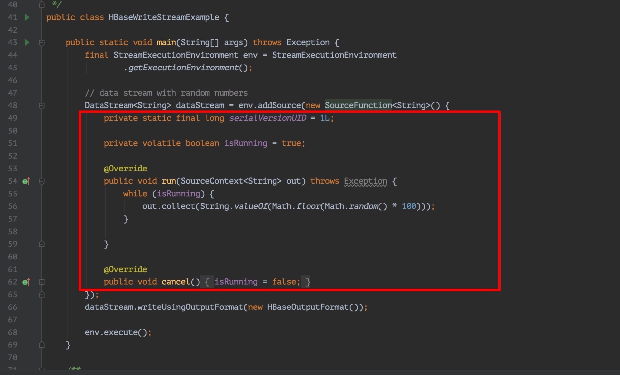 XXXSourceFunction